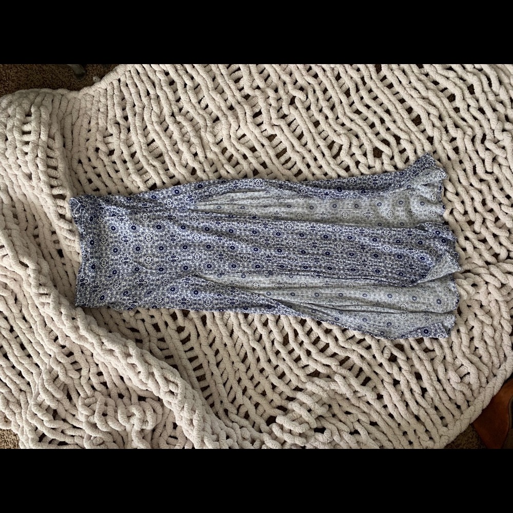 Maxi skirt with double-slits